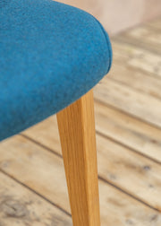 Richard Stamp Toby Dining Chair in Petrol Facet