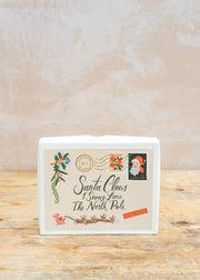 Santa Letter Christmas Cards, pack of eight