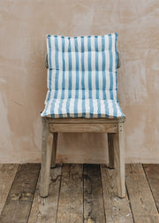 Bungalow Rimini Ocean Blue Backed Seat Cushion