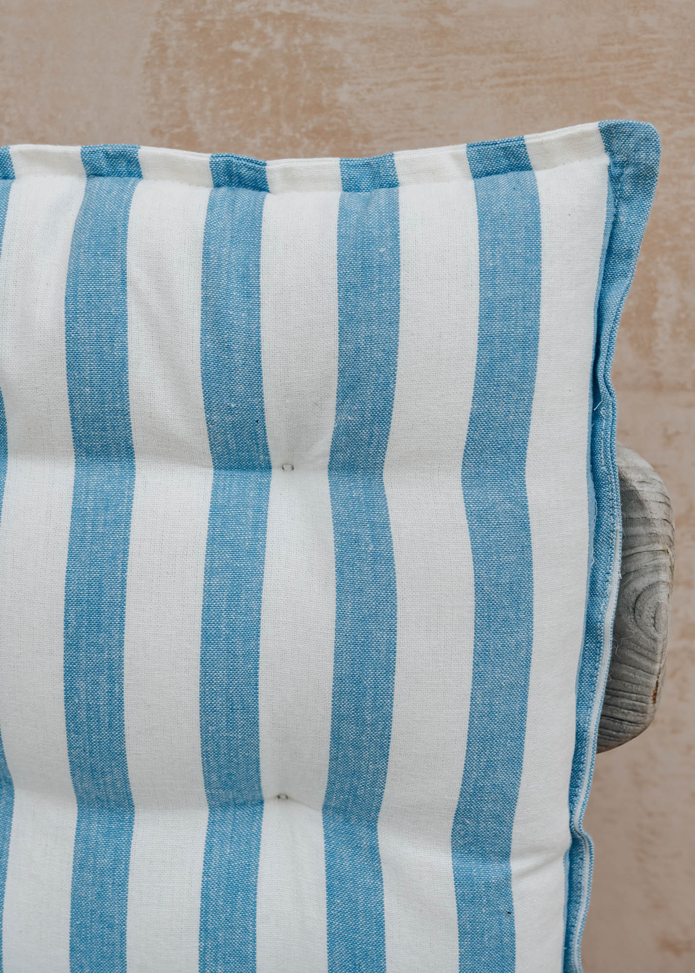 Bungalow Rimini Ocean Blue Backed Seat Cushion