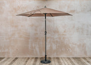 Riva Round Parasol in Taupe (2.5m)