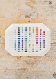 Nomenclature of Colours Octagonal Enamel Tray