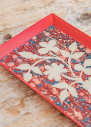 Roomytown Posy in Hand Rectangular Enamel Tray