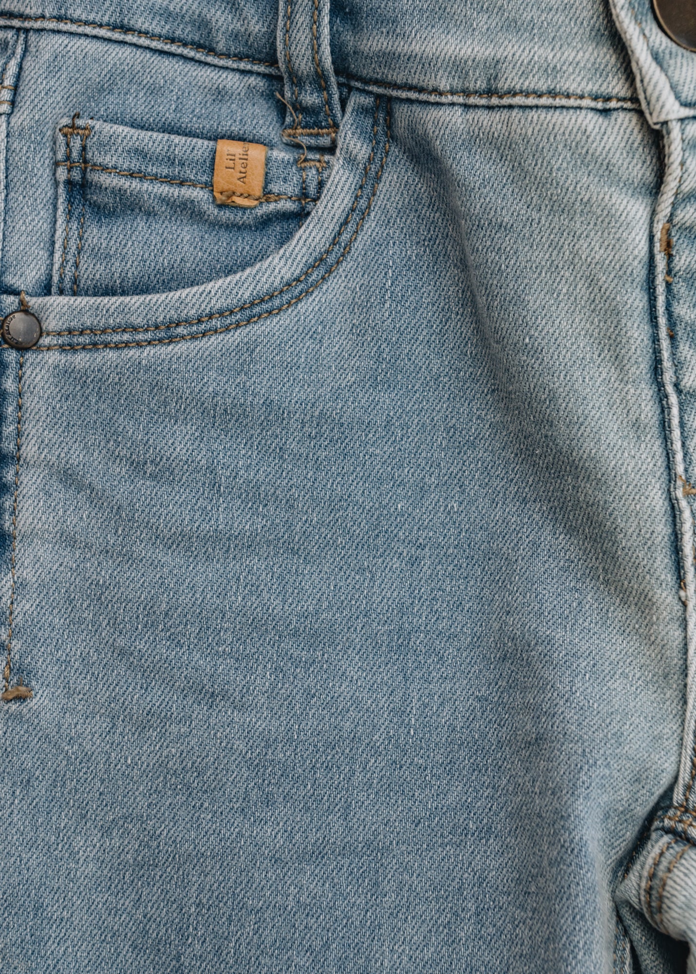Lil' Atelier Children's Ryan Mini Jeans in Blue Denim