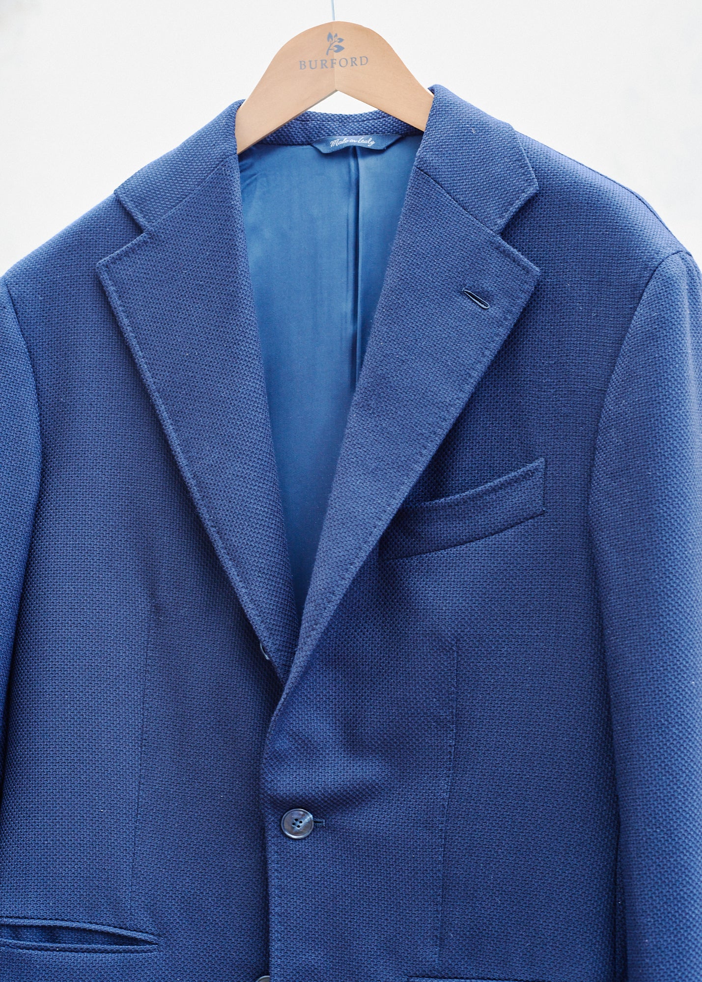 Kenny Ryder Saman Amel Wool/Cashmere Handmade Travel Blazer - L