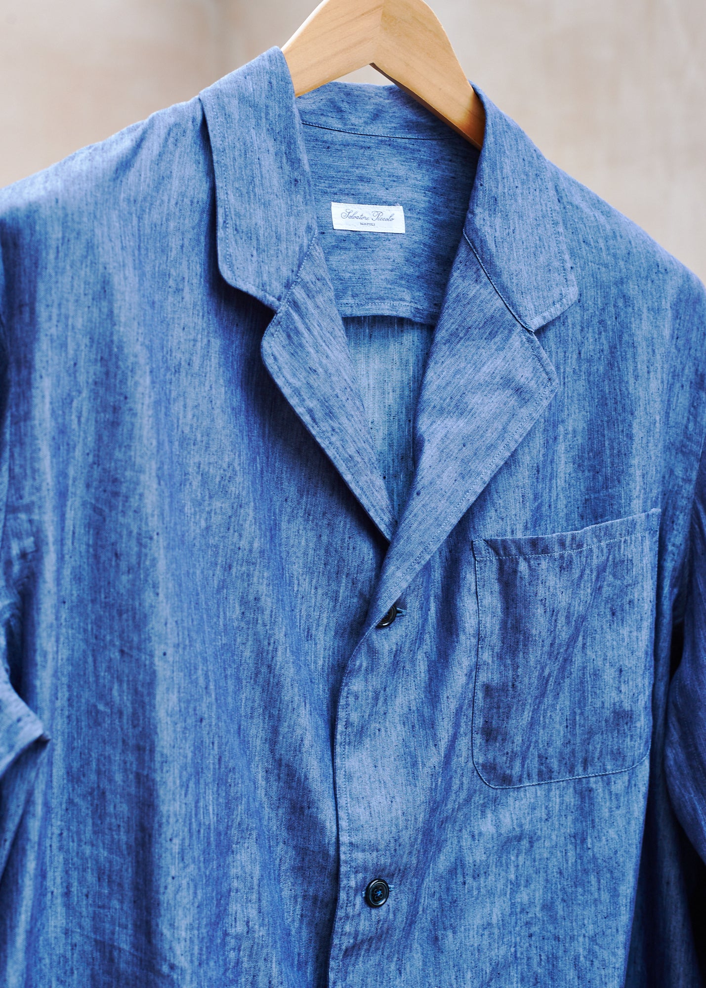 ジャケット・アウター Salvatore Piccolo Linen Shirt Jacket 50 Salvatore Piccolo Linen Shirt Jacket 50