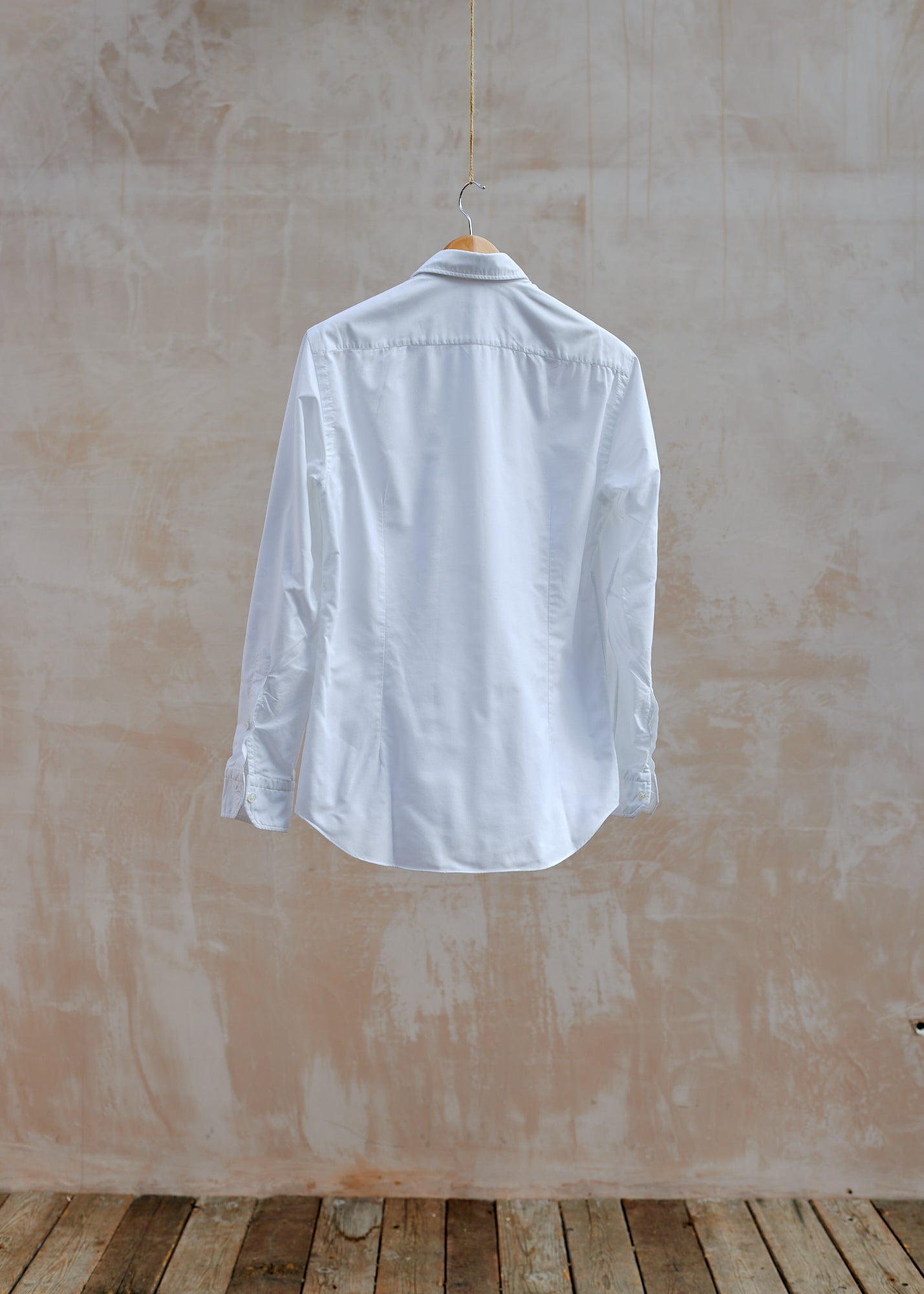 Salvatore Piccolo Handmade White Oxford Cotton Shirt / L