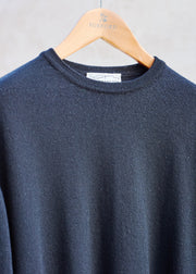 Kenny Ryder Supermaglia Vintage Italian Black Wool Crewneck - S/M