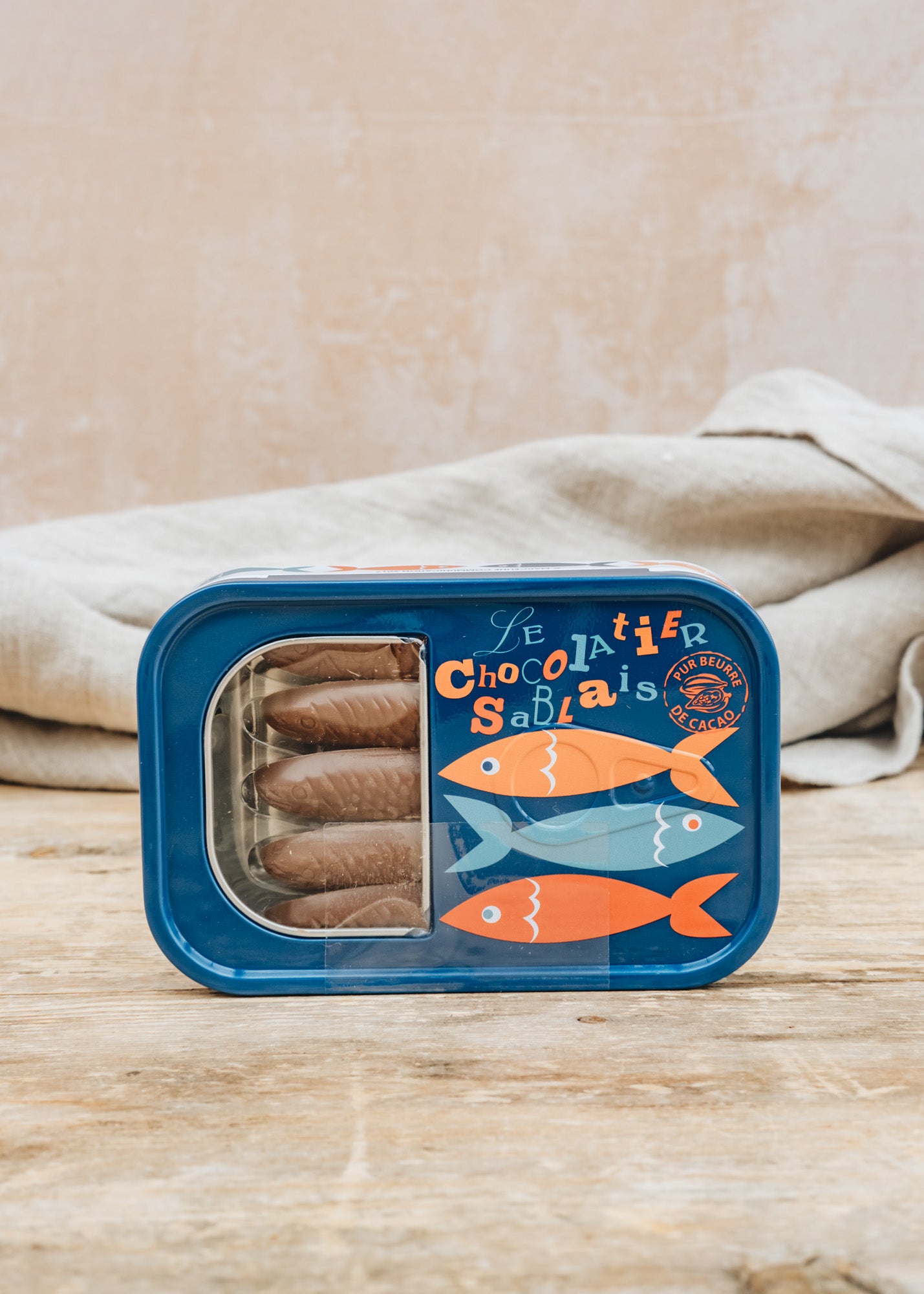 Le Chocolatier Sablais Milk Chocolate Sardines