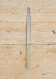 Sabre Paris Vintage Finish Bistrot Bread Knife in Asparagus