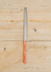 Sabre Paris Vintage Finish Bistrot Bread Knife in Orange