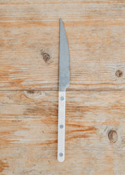 Vintage Bistrot Dinner Knife in Ivory