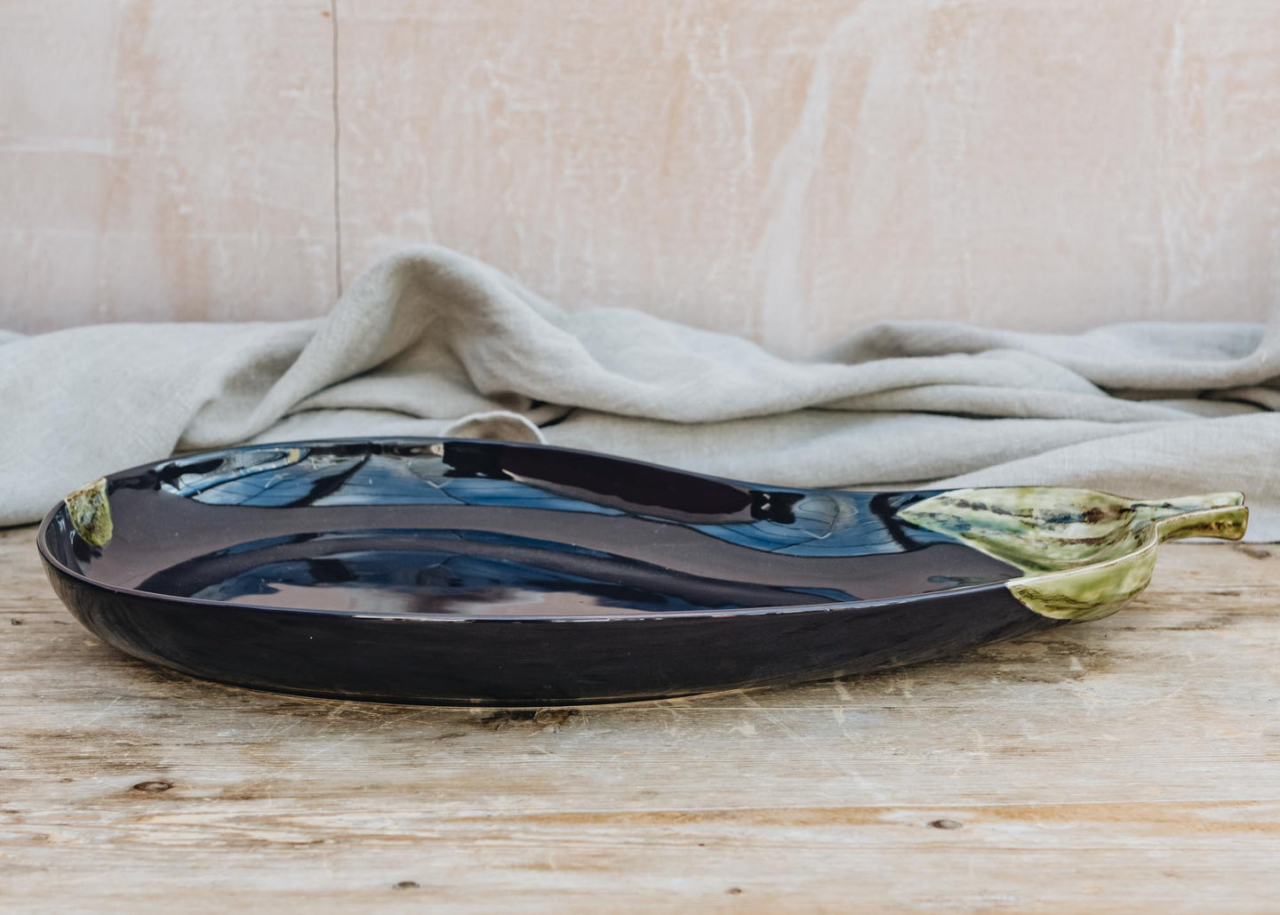 Bordallo Pinheiro Bordallo Pinheiro Aubergine Platter, 50cm