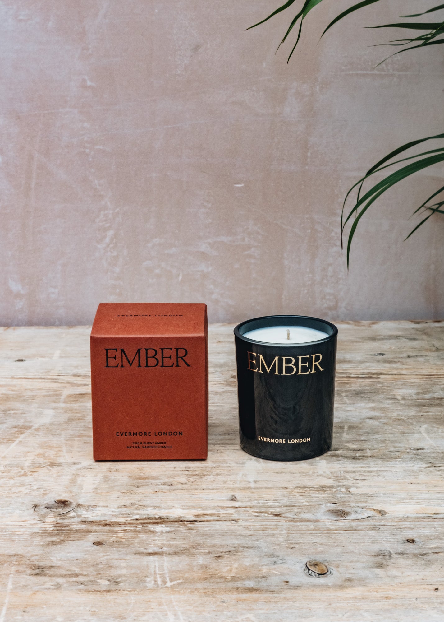 Scented Candle in Ember, Fire and Burnt Amber, 145g