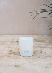 Dekocandle Meraki Scented Candle in Fresh Linen, 200g