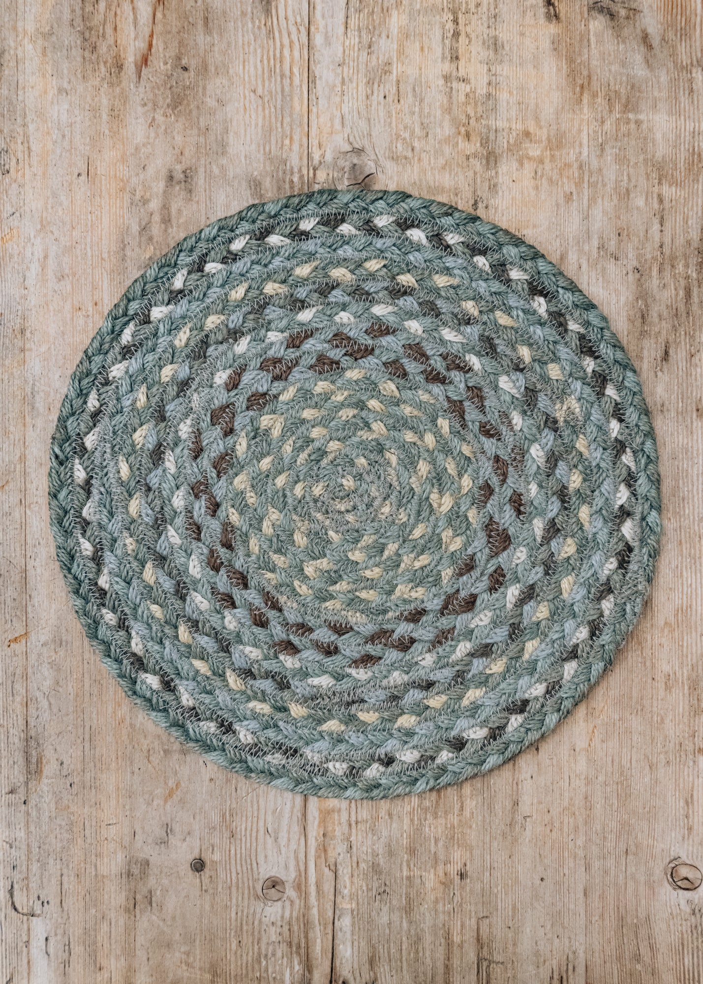 The Braided Rug Co. Placemat in Seaspray