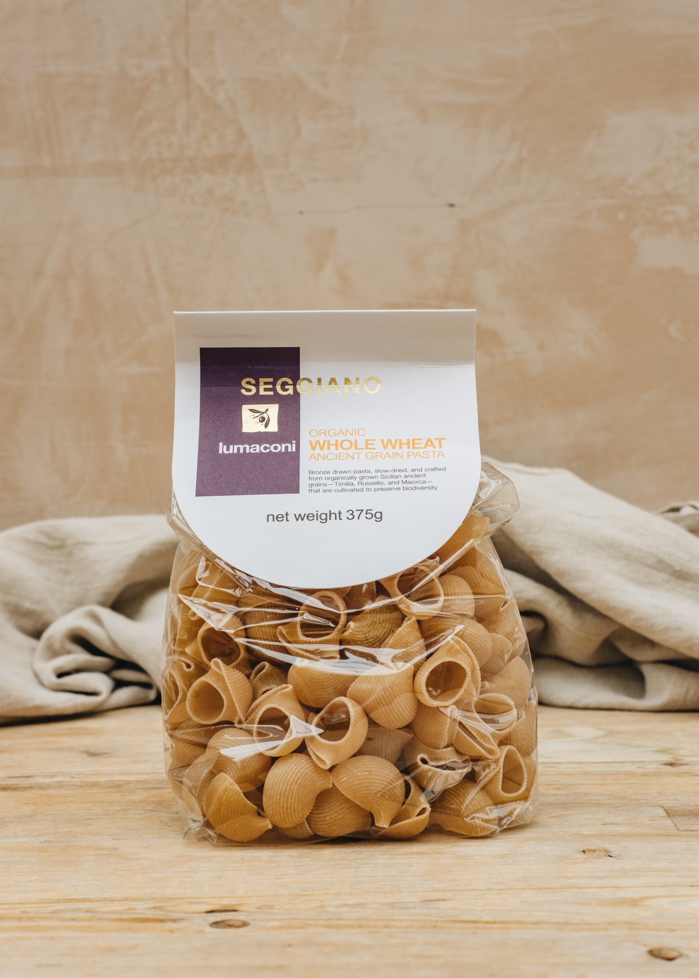Seggiano Wholewheat Lumaconi, 250g