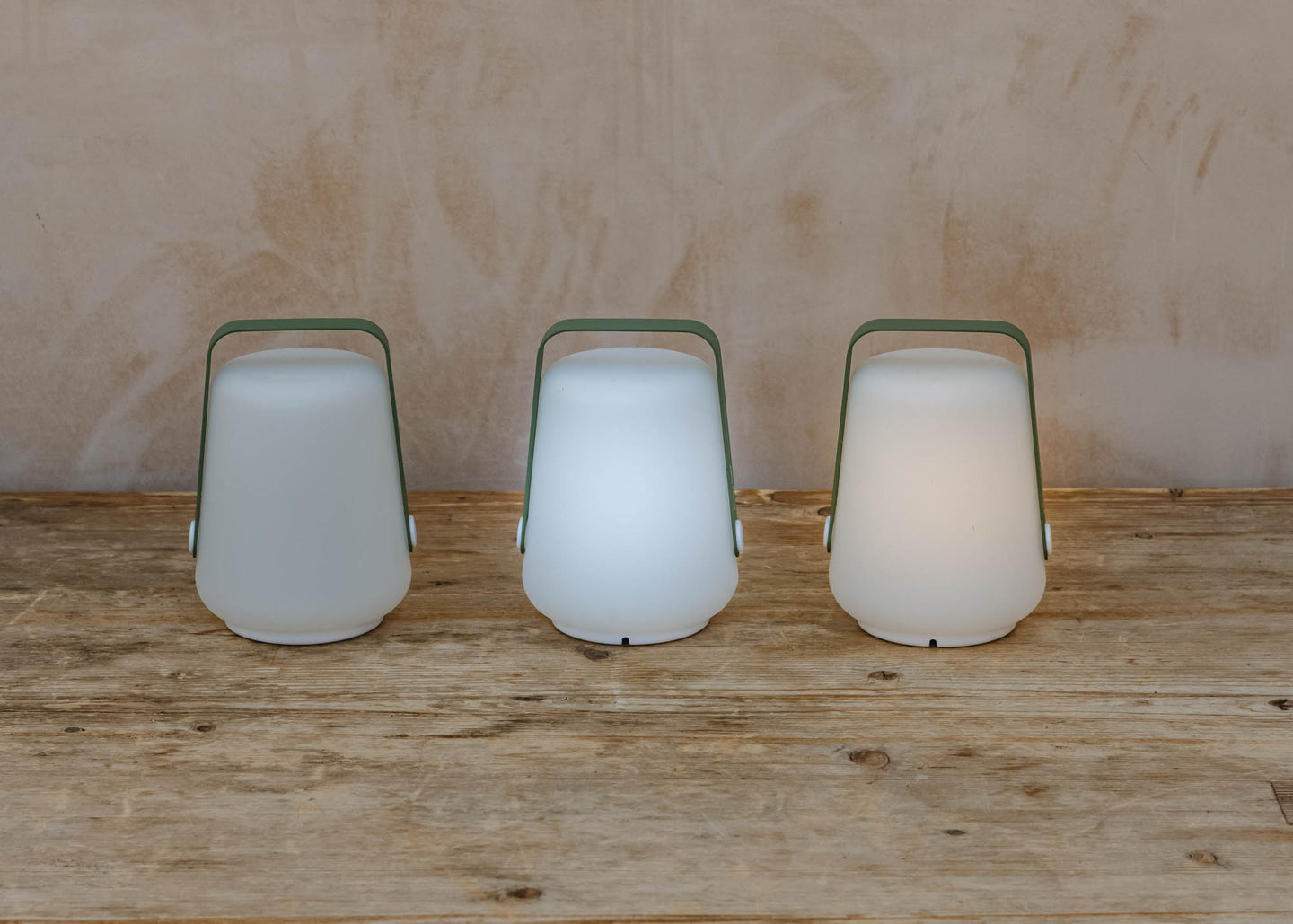 Fermob Set of Three Balad Lamps in Cactus