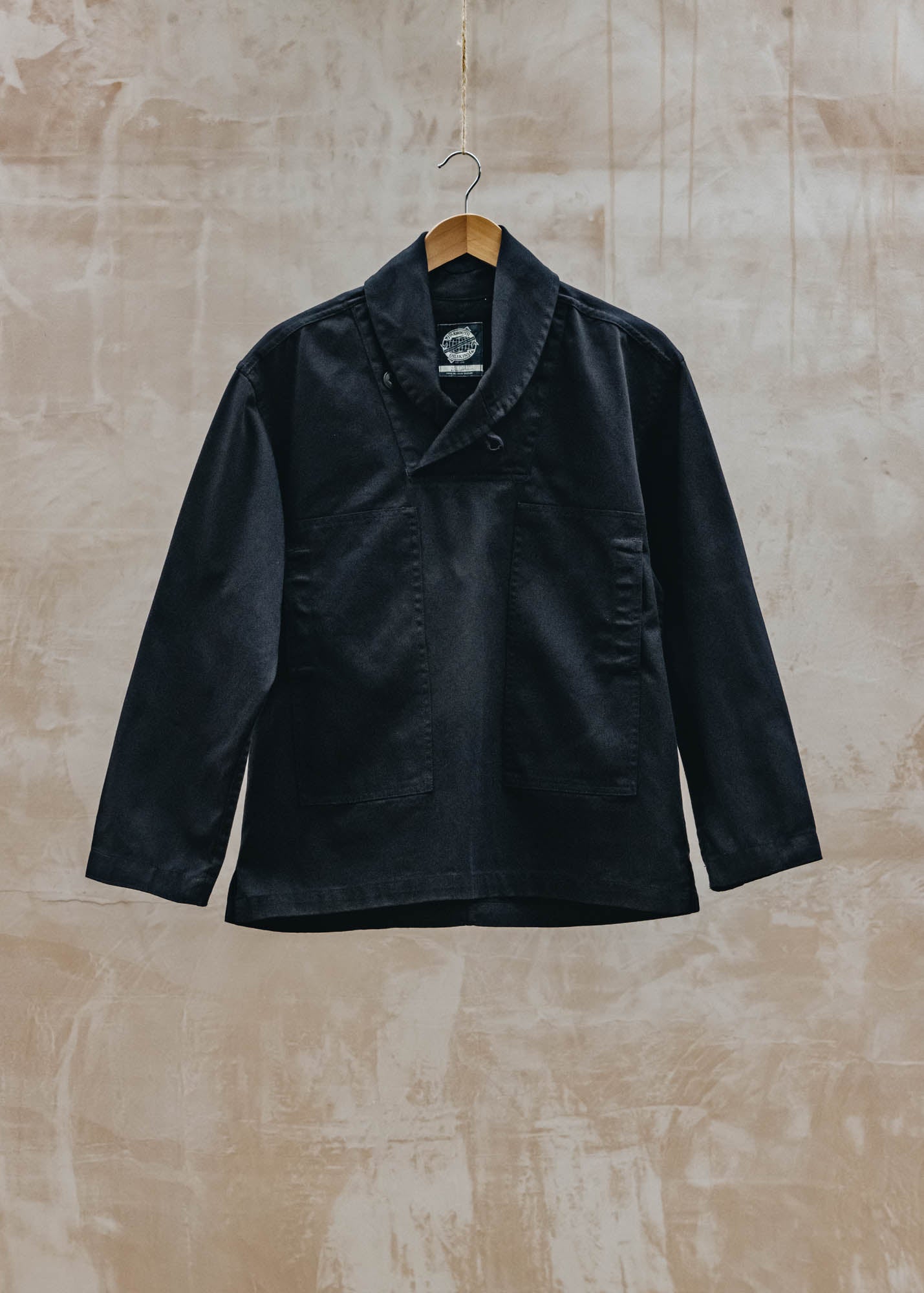 Yarmouth Oilskins Yarmouth Oilskins Shawl Collar Smock in Indigo