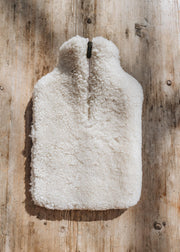 Shepherd of Sweden Sheepskin Hot Water Bottle in Creme