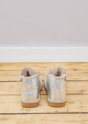 Shepherd of Sweden Women's Annie Slippers in Honey Silver