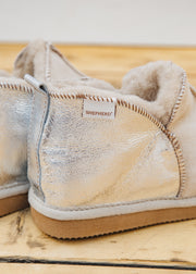 Shepherd of Sweden Women's Annie Slippers in Honey Silver