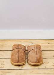 Shepherd of Sweden Men's Bobo Slippers in Chestnut