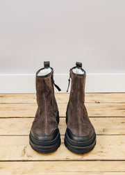 Shepherd of Sweden Women's Serena Boots in Brown Suede