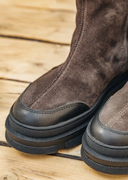 Shepherd of Sweden Women's Serena Boots in Brown Suede