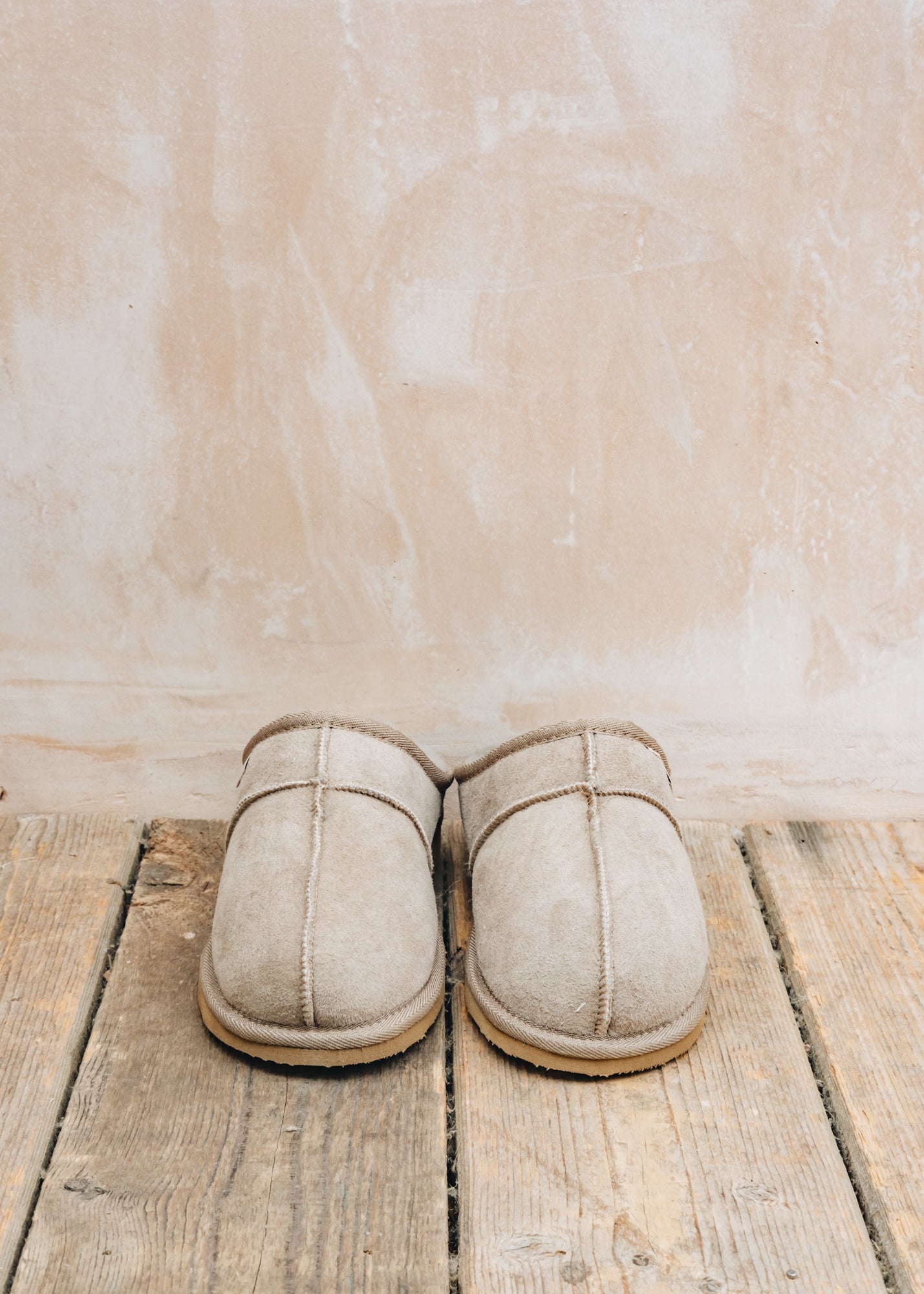 Shepherd of Sweden Women's Bobo Slippers in Stone