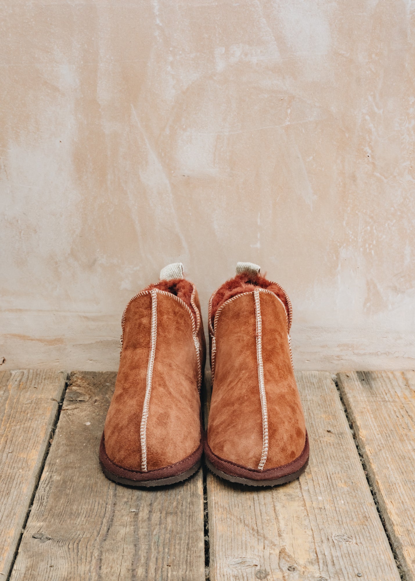 Shepherd of Sweden Women's Louise Slippers in Rusty Red