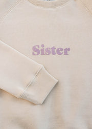 Bob & Blossom Children's Sister Sweater in Vanilla