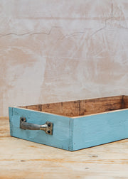 Sjælsø Living Recycled Wooden Tray in Light Blue