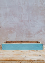 Recycled Wooden Tray in Light Blue