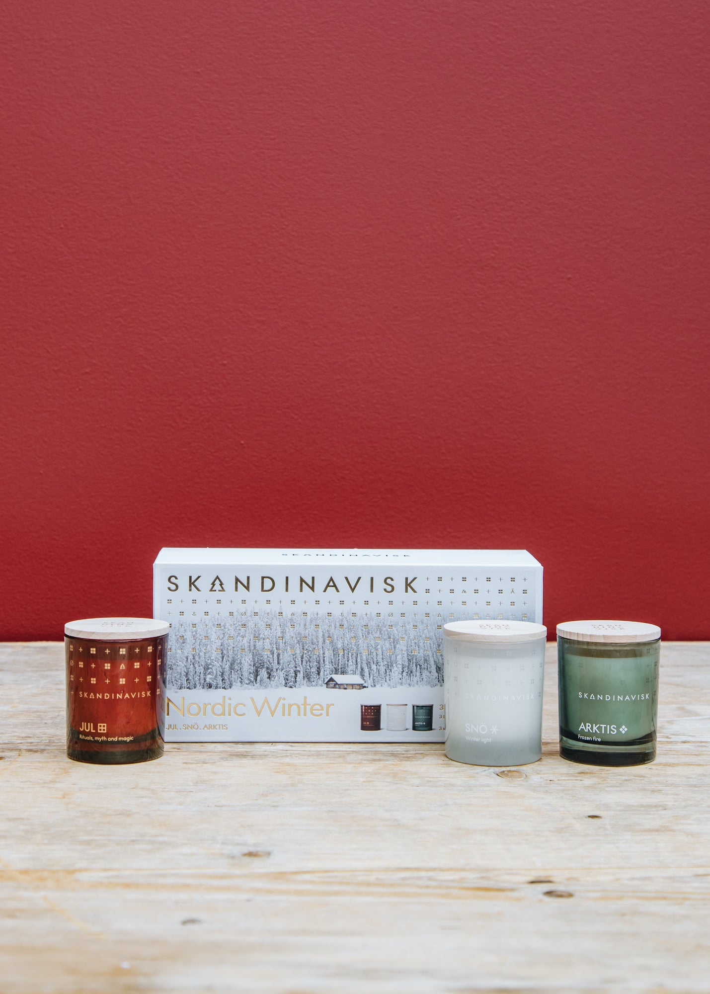 Nordic Winter Candle Gift Set