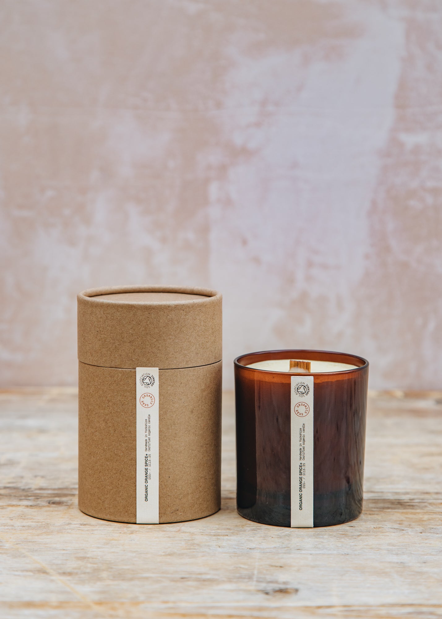 Skär Organics Scented Candle in Orange Spice, 200g