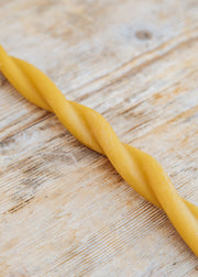 Skär Organics Twisted Beeswax Dinner Candle, 10