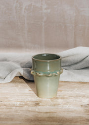 Small Beldi Tazza Sage and Gold Cup