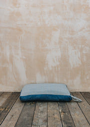 Tweedmill Tweed Small Dog Bed with Suede Base in Denim, 49x72cm