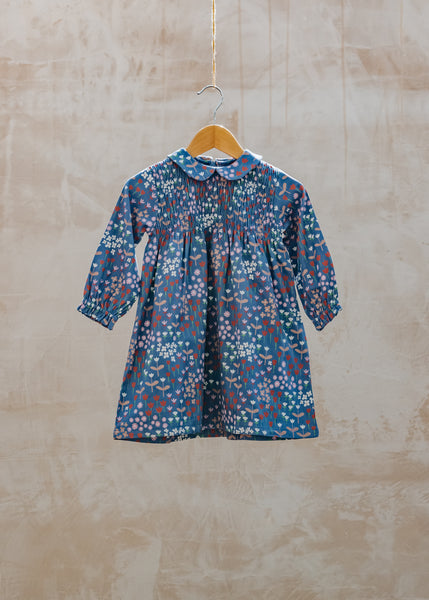 Pigeon Organics Children s Smock Dress with Peter Pan Collar Burford Garden Co