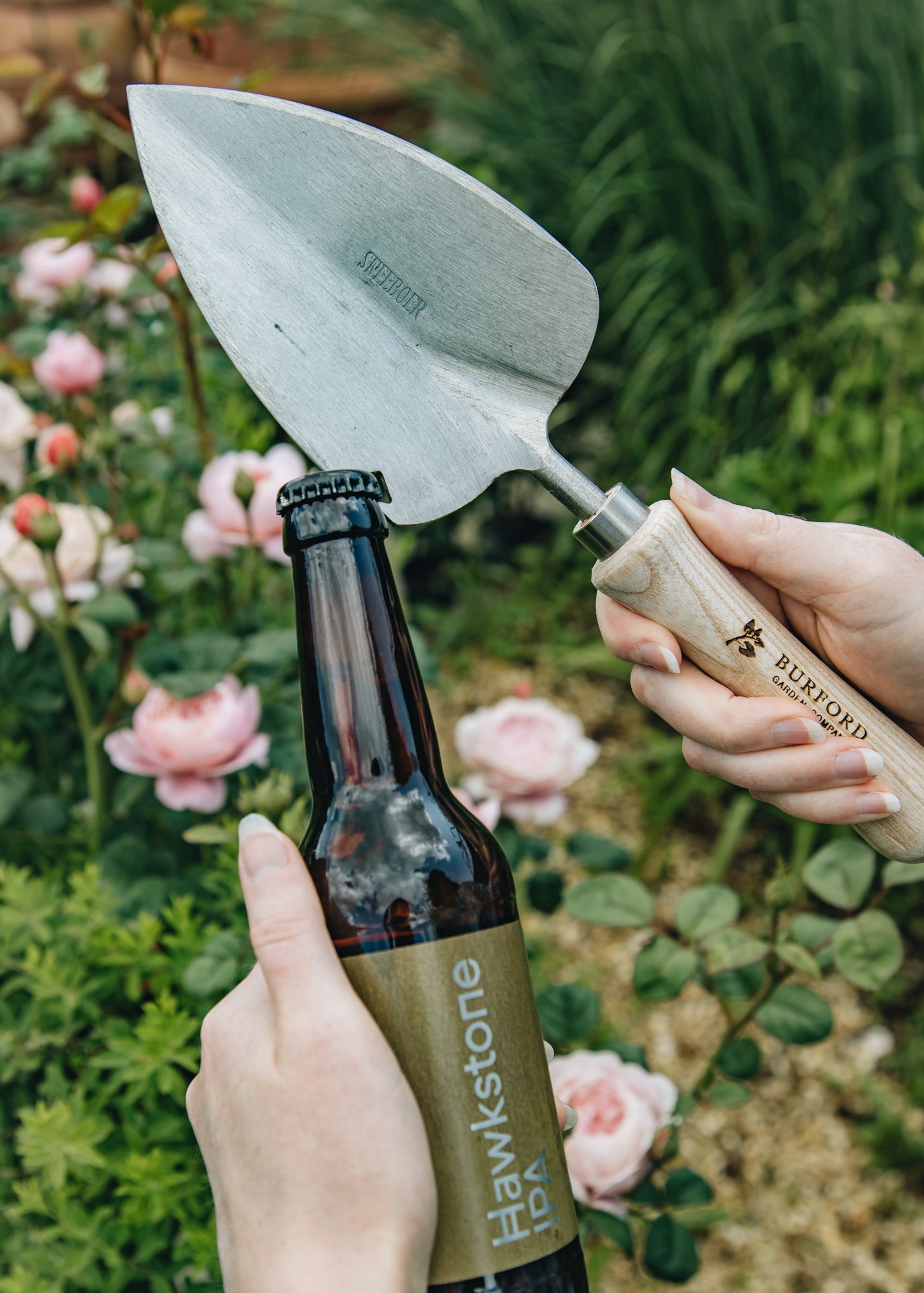 sneeboer garden trowel Sneeboer Transplanting Trowel with Bottle Opener