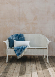 The Hastings Sofa Company Lloyd Loom Sofa in Snow White