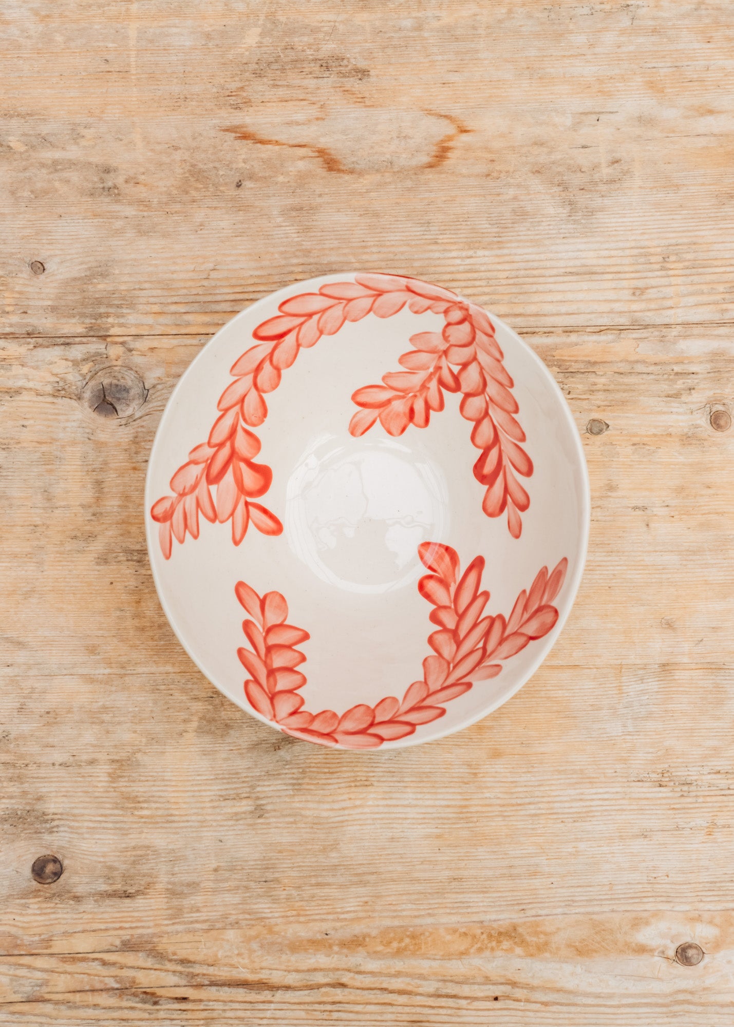 Wonki Ware Soup Bowl in Pimento Vine