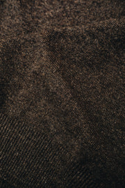 William Lockie Sportshirt Collar Pullover in Cocoa