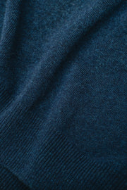 William Lockie Sportshirt Collar Pullover in Regatta