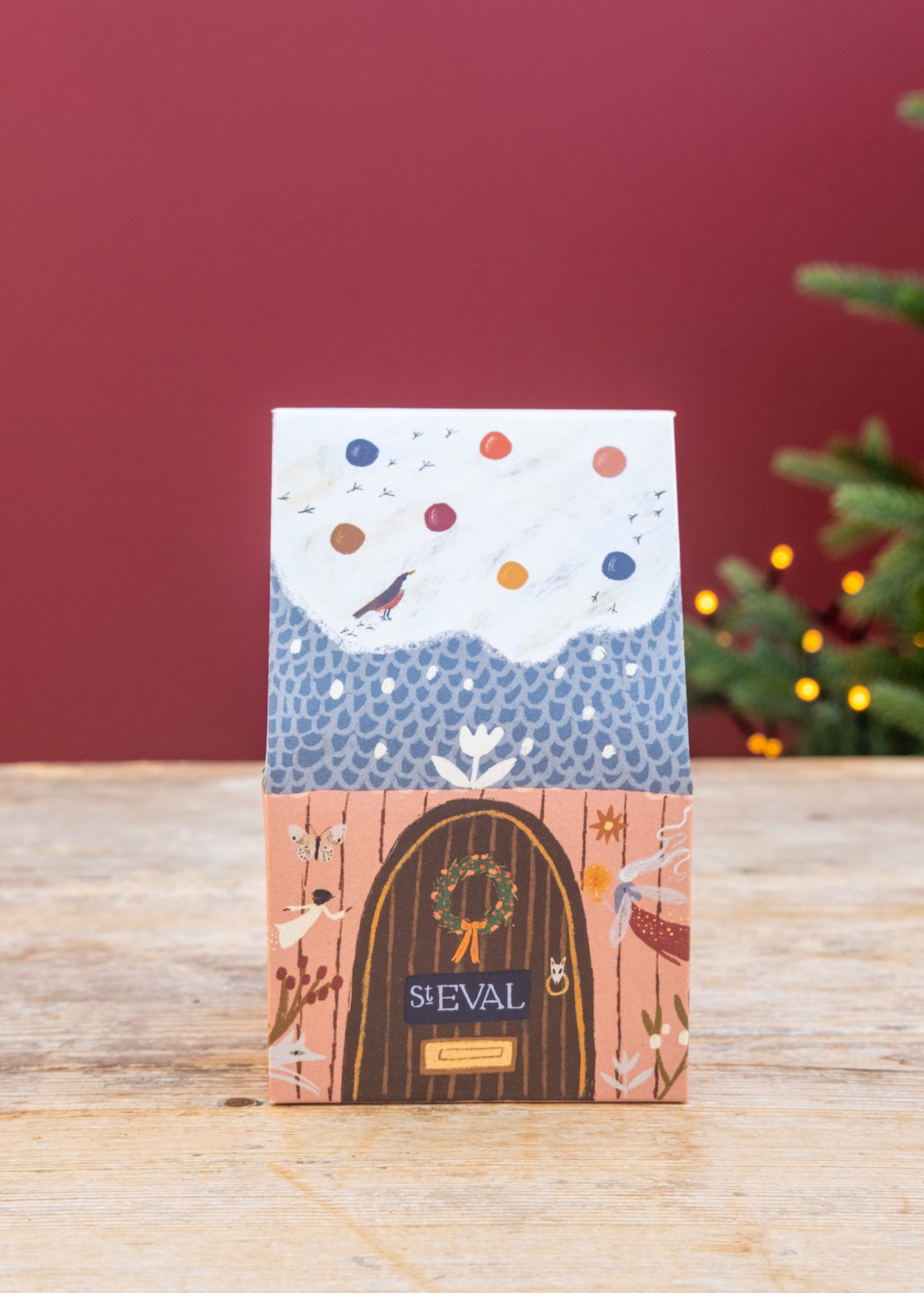 Christmas Cottage Set in Figgy Pudding