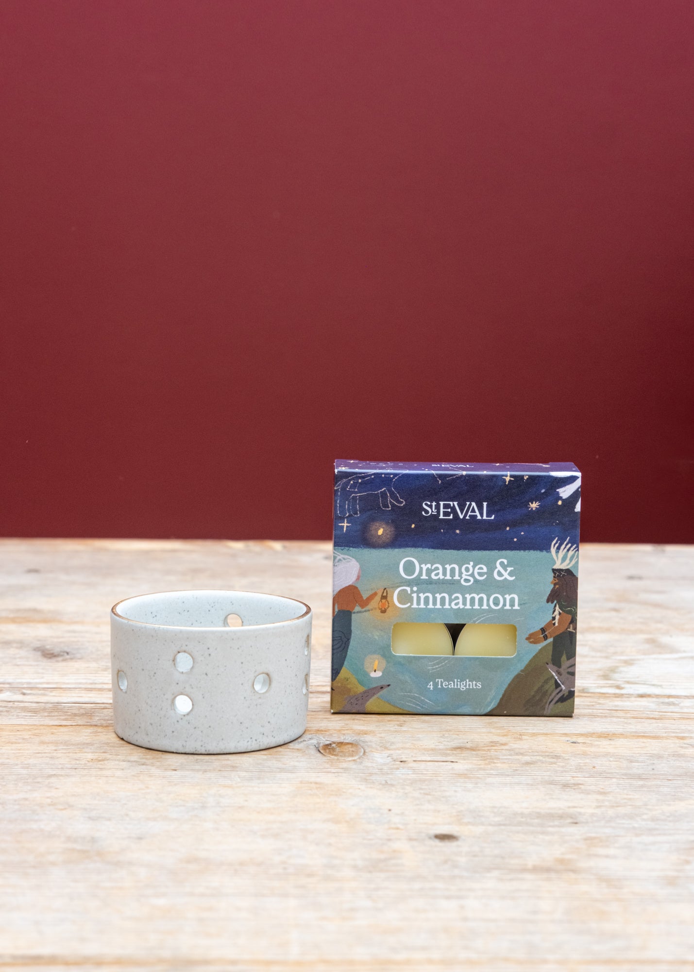 St Eval Christmas Cottage Set in Orange and Cinnamon