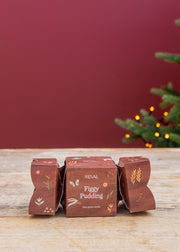 Figgy Pudding Christmas Cracker Candle