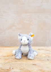 Maileg Cassie Cat 26cm in Ice Blue/White