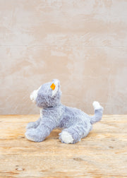 Steiff Cassie Cat 26cm in Ice Blue/White